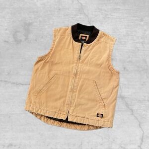 Dickies Vintage Y2K Tan/Brown Vest for Men, Size L